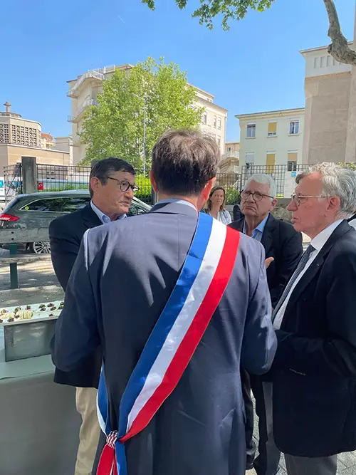 Inauguration de l'espace Jules TRAEGER en présence des représentants institutionnels